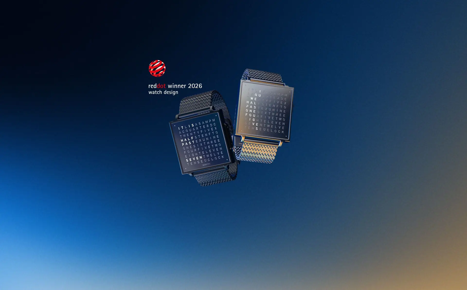 QLOCKTWO W wristwatch