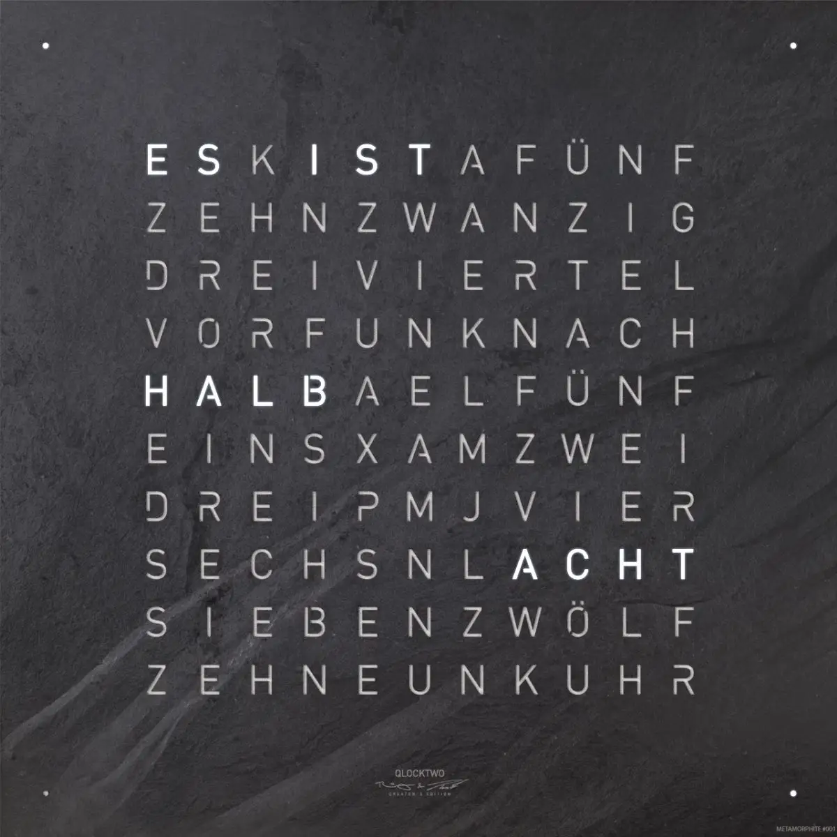 EARTH 45 METAMORPHITE, slate rock, German language, handcrafted