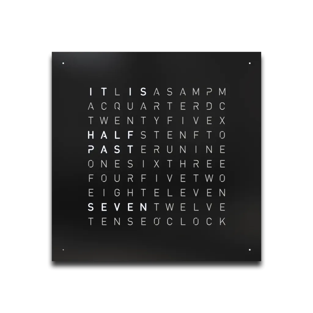 QLOCKTWO EARTH 45 BLACK PEPPER