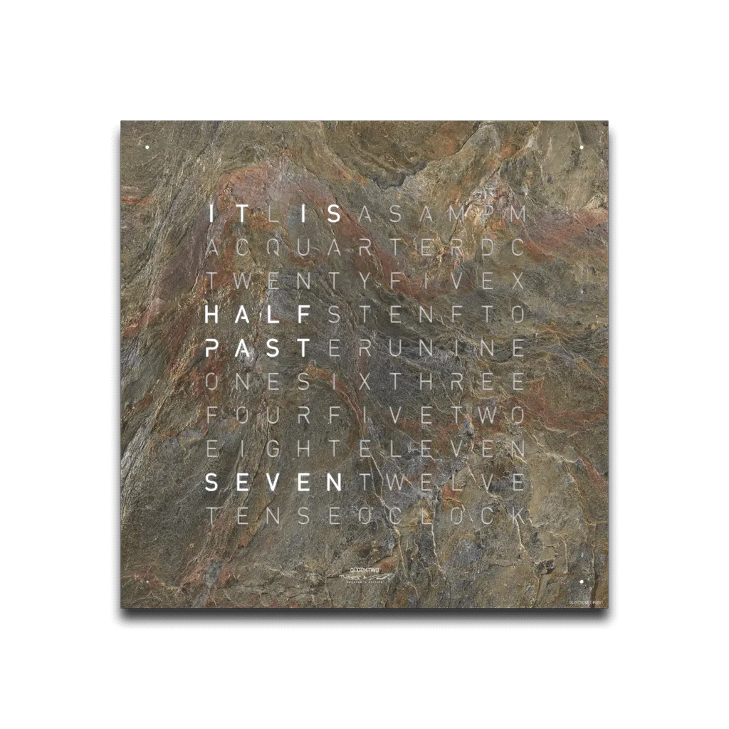 QLOCKTWO EARTH 45 CREATOR'S EDITION GLINTSCAPE - CLASSIC | QLOCKTWO
