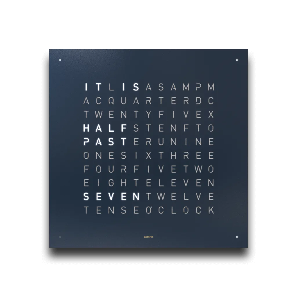 QLOCKTWO EARTH 45 UNIVERSE EDITION MIDNIGHT