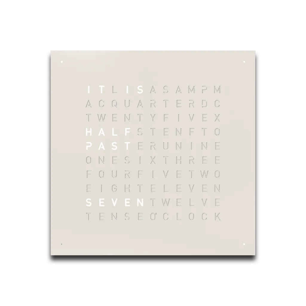 QLOCKTWO EARTH 45 WHITE PEPPER