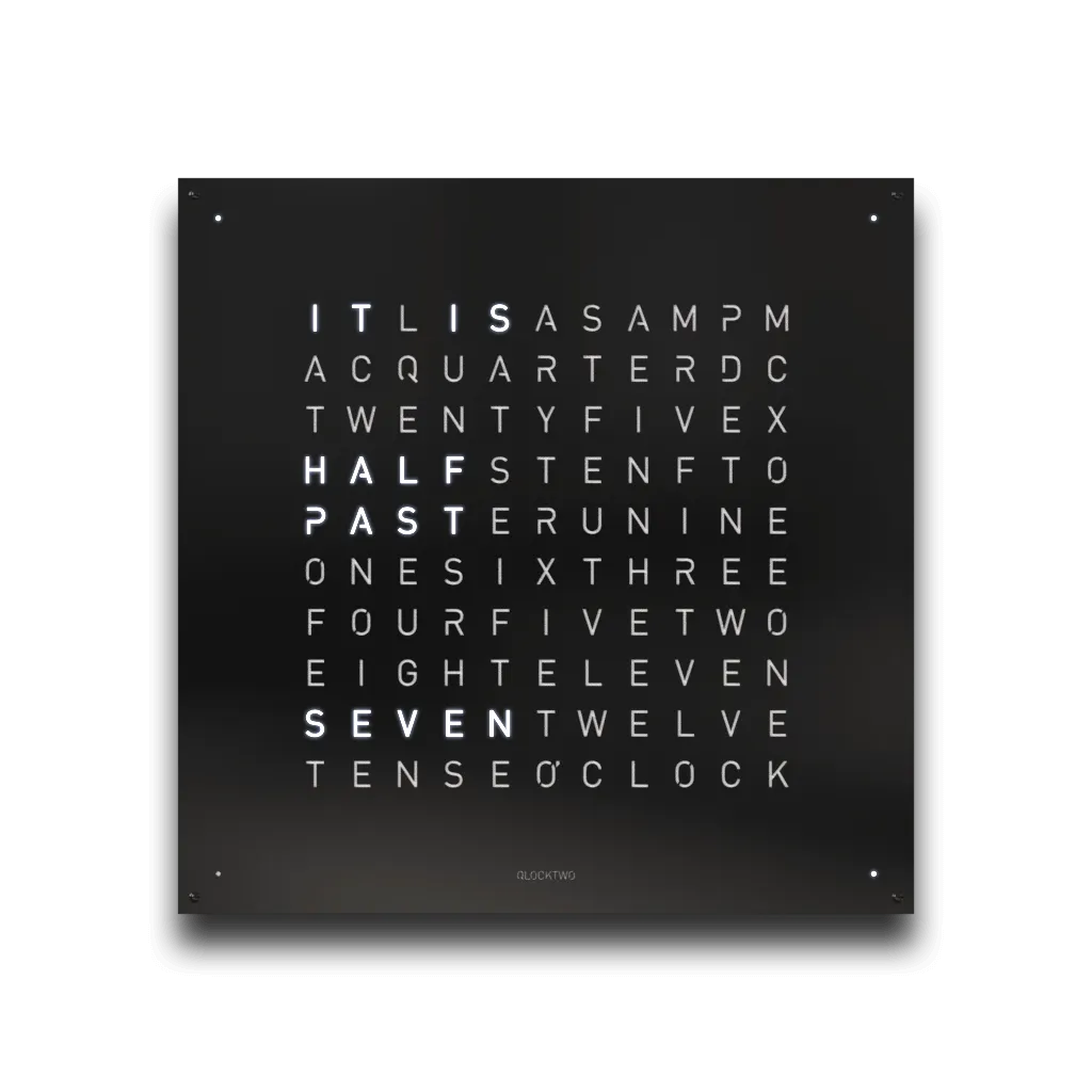 QLOCKTWO EARTH 90 BLACK PEPPER