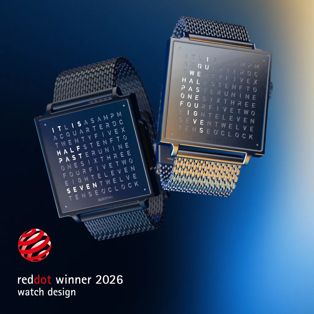QLOCKTWO W – Designer wristwatch with iconic word display | QLOCKTWO